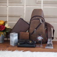 🇲🇾 Set Jeep/Polo/Timberland Set Hantaran Lelaki Sling Bag Combo Set Lelaki | Hadiah Lelaki