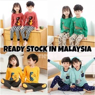 Pyjamas Kids Sleepwear Cotton Baju Tidur Budak Suit Cartoon Pyjamas Boy Pajamas Set Pyjamas Boy Clot