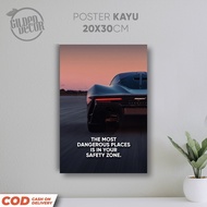 KAYU Wall Decoration Wooden Poster Inspirational Motivational Quotes Home Decoration 20x30cm GQ011 s