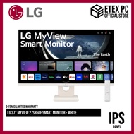 LG 27" MyView 27SR50F Smart Monitor - White ( FHD / IPS Panel / 14ms )
