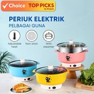 6L Non-Stick Electric Multi Cooker – Hot Pot, Steamboat, Rice & Frying Pot