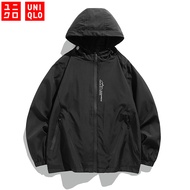 UNIQLO Outdoor Sports Jacket Men's 100% Waterproof Jacket Outdoors Windbreaker Jacket