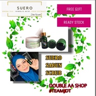 🍀 SUERO (SERUM)GREEN TEA/SABUN GREEN TEA by FATIN WANTEH