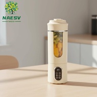 NAESV Portable Juicer Blender, USB Charging Mini Mixer Mini Juice Mixer, Household Use 530ML Capacit