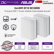 ASUS ZenWiFi BT10 (2 PACK) Tri-band WiFi 7 Smart AiMesh Extendable Router (3Y)