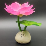 Buddha Small Simulation Lotus Lotus Fake Flower Buddha Hall Buddha Table Buddha Front Flowers Home D