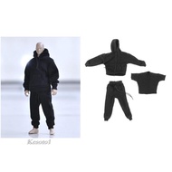 [Kesoto1] 3x 1/6 Mans Sweatshirt Pants Outfit for DID 2'' Action Figure Clothing