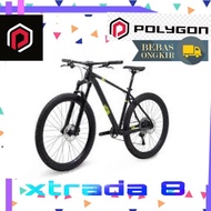 MTB XTRADA 8 POLYGON NEW BLACK BEBAS ONGKIR TERMURAH SEPEDA GUNUNG MTB