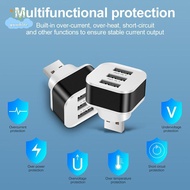 [LI] Car USB Charging Extender 2.0 3-port Extended USB Splitter With Indicator Light Plug And Play 3