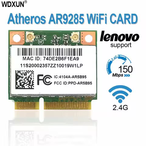 WIFI CARD AR5B95 AR9285 For Lenovo V460 G460 B560 Z460 Z560 Y460 Z475 E46a E46g E46L G455 G460 X230 