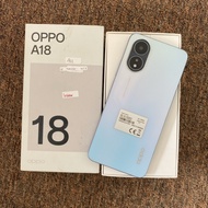 Oppo A18 Ram 4/128GB Ori Second