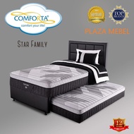 2in1 Set Twin kasur Anak 100/120 x 200 STAR FAMILY Comforta Spring Bed