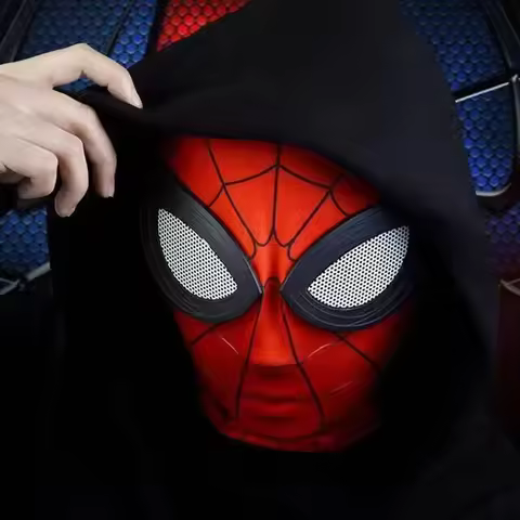 Hot Sale Gwen Stacy Mask for Adults, Superhero, Iron Man, Cosplay, Miles Morales, Spiderman, Hallowe