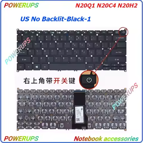 New Laptop/Notebook US Backlight Keyboard For ACER Swift 3 A314 A314-35-C3GV N20Q1 N20C4 N20H2