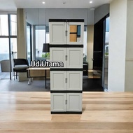 Plastic Wardrobe Plastic Wardrobe/ Original 4-Tier Door Wardrobe/