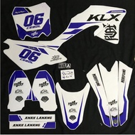 Decal Stiker Klx Bf 150 Dekal Sticker New Klx Bf Extreme Putih Biru