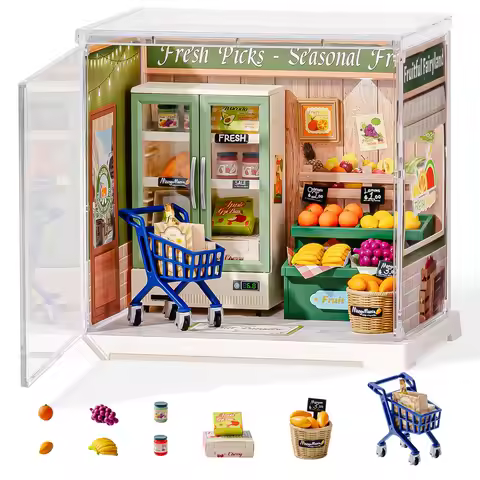Rolife DIY Miniature House Kit Nature Energy Fruits Super Creator Dollhouse 3D Puzzle Model Building