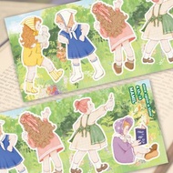 很久很久以前 6 ver14 (hamil) 復古女孩女士角色貼紙