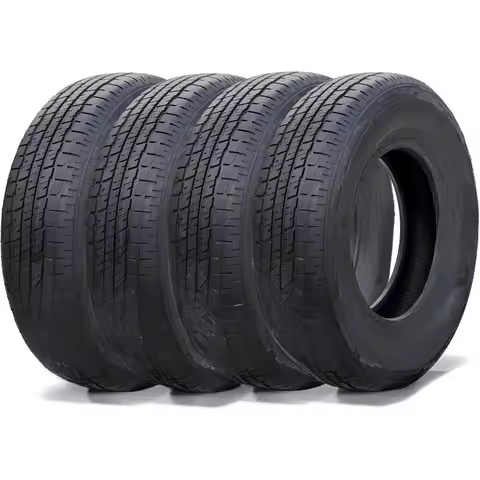 Set of 4 NM616 Heavy Duty ST Tire Radial Trailer Tire 205/75R15 Load Range E 10 Ply