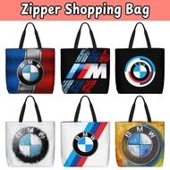 BMW Large-capacity Zippered Shoulder Convenience Bag Fashionable Shopping Bag