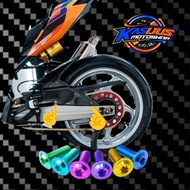 Cbr 250 rr rcbr 150 chain cover bolts, one set of 2 titanium pieces