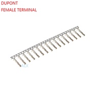 200pcs Dupont Reed DUPONT Housing Female Terminal FOR 2.54MM PITCH Dupont CONNECTOR FOR JUMPER WIRE 