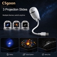 C5GOON Galaxy Star Projector Night Light USB Car Atmosphere Lamp with 3 Film Discs for Bedroom Campi