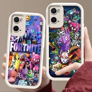 Case for OPPO A57 A77s A76 A36 A57e A96 A57s A77 Soft white E111 Fortnite game