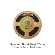Loudspeaker 8ohm 0.5Watt Round Iron Speaker Diameter 57mm Thickness 13mm