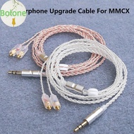 bolone HiFi Earphone Upgrade Cable MMCX 3.5mm 1.2m Silver Plated Core Cable For Sennheiser IE200/IE3