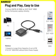 USB 3.0 to SATA Adapter Cable for 3.5 2.5 Inch HDD SSD 40cm - ZD0004