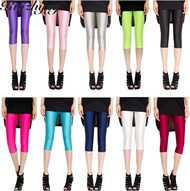 Ruizhijzg Quần Legging Ngắn Quần Thể Thao Yoga Nữ Mặc Ở Nhà Quần Short Ôm Sát Màu Trơn Capris Huỳnh 