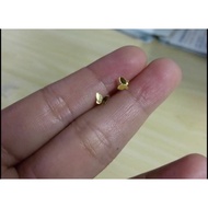 18k gold earring/gold not fake!