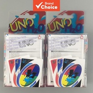 UNO H2O Card Game Clear Waterproof PVC Plastic Playing Cards Transparent Pressure Proof Board Games 
