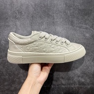 [Channel Pure Original] Dior B33 Dior Embossed Lace-Up Leather Surface Fashion Sports Sneakers Tenni