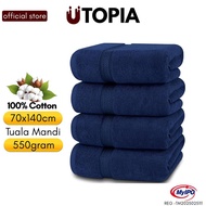 UTOPIA TOWEL Bath Towel 70x140cm 550gram 100% Cotton High Water Absorbent Hotel Airbnb Resort Towel