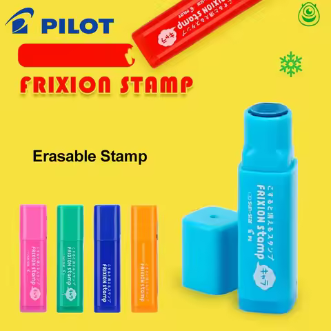 1pc Japan PILOT Frixion Stamp Mini Erasable Stamp Office Notebook Cute Mark Multi Color Optional Sch