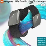Magene H803 Heart Rate Monitor Strap – ANT+ & Bluetooth Connection Armband, Accurate, Comfortable Me