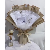 Kerangka Money Bouquet Buket Bunga Uang Kosong isi 15 Lembar Free Kartu Ucapan