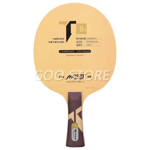 Genuine yinhe Galaxy T-8S T8S Table Tennis Blade (T8s,5wood + 2 carbokev) Ping Pong Racket Base Raqu