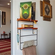 QUR' SHELF, 30cm longAN MULTIPURPOSE PRAYER SHELF SHELF RACK