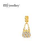 FY7 MJ Jewellery Bag Gold Charm P64 , 916 Gold & 375 Gold