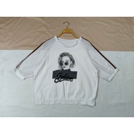 Liu.Yuan size M Cool Printed White Cotton T-Shirt On The Front. Bust 42 Length 22 Inches. ***There I