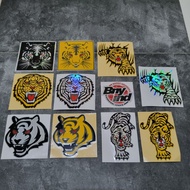 TIGER HEAD STICKER TIGER HEAD CUTTING