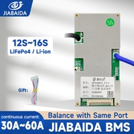 JIABAIDA BMS Li-ion LiFePO4 12S 36V 13S 14S 48V 16S 48V 30A 40A 50A 60A JBD BMS with Balance