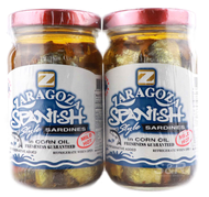 Zaragoza Spanish Style Sardines in Corn Oil 2 jars