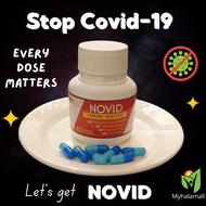 NOVID Supplement Immune Booster - Long Covidd Simptom Influenza Paru Paru Sakit Dada Selsema Sakit L