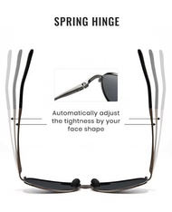 Cyxus Men's Sunglasses With Spring Hinge