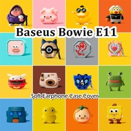 【imamura】For Baseus Bowie E11 Case Anti-fall cartoon Soft Silicone Earphone Case Casing NO.2