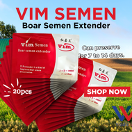 20pcs Semen extender for boar vim semen extender m3 semen extender for pig semen boar extender swine